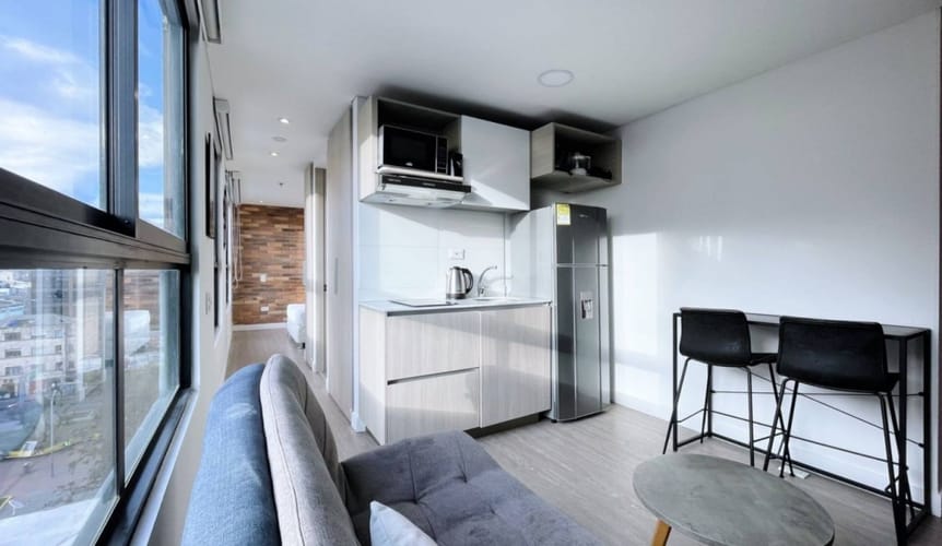 Apartaestudio en venta en Chapinero, Bogotá, 29 m² · foto 2 de 20