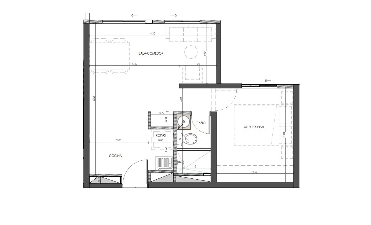 Apartamento en venta en Ciudad Salitre, Bogotá · foto 10 de 12