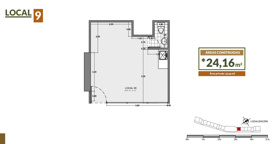 Local en arriendo en El Porvenir, Rionegro, 24 m² · foto 15 de 15
