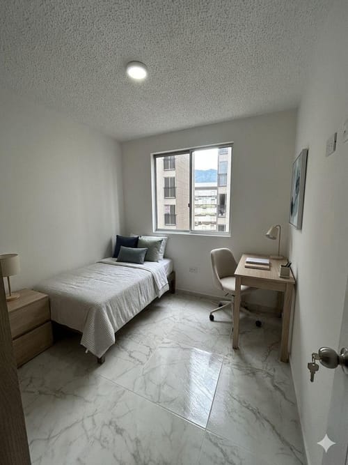 Apartamento de 3 alcobas en venta en La Samaria, Ibagué, 53 m² · foto 4 de 5