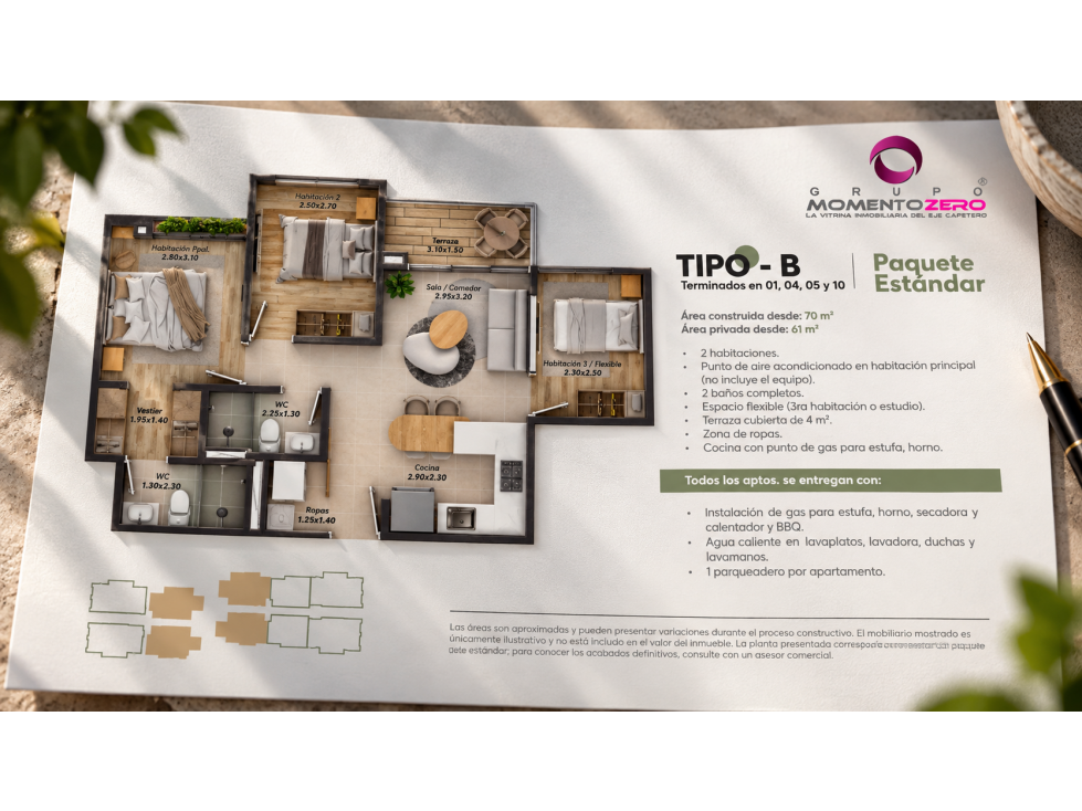 Apartamento en venta en Cerritos, Pereira · foto 9 de 11