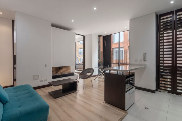 Apartamento de 1 alcoba en venta en Chico Norte, Bogotá, 60 m² · foto 2 de 12