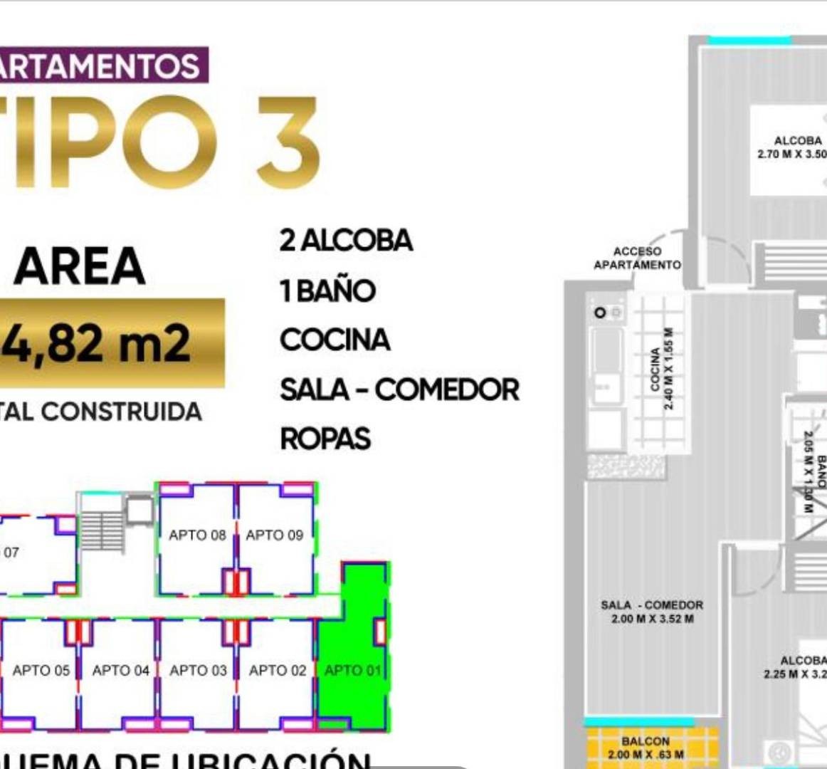 Apartamento en venta en Santa Rita, Chía · foto 4 de 5