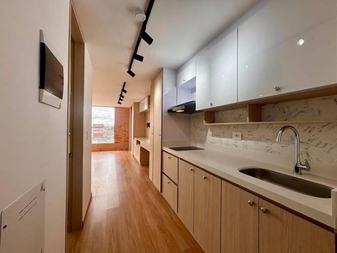 Apartamento de 1 alcoba en arriendo en Modelia, Bogotá, 29 m² · foto 4 de 10