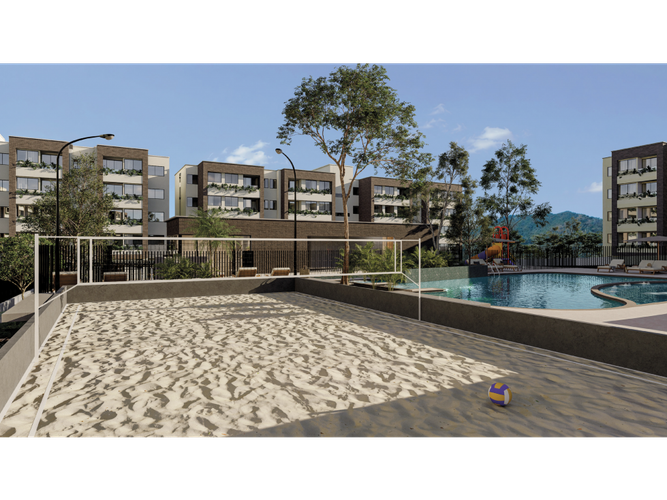 Apartamento de 2 alcobas en venta en Lomitas, La Ceja, 55 m² · foto 16 de 24