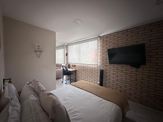 Apartamento de 1 alcoba en arriendo en El Poblado, Medellín, 35 m² · foto 10 de 13