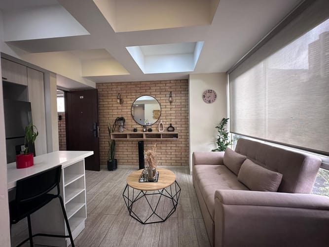 Apartamento de 1 alcoba en arriendo en El Poblado, Medellín, 35 m² · foto 3 de 13