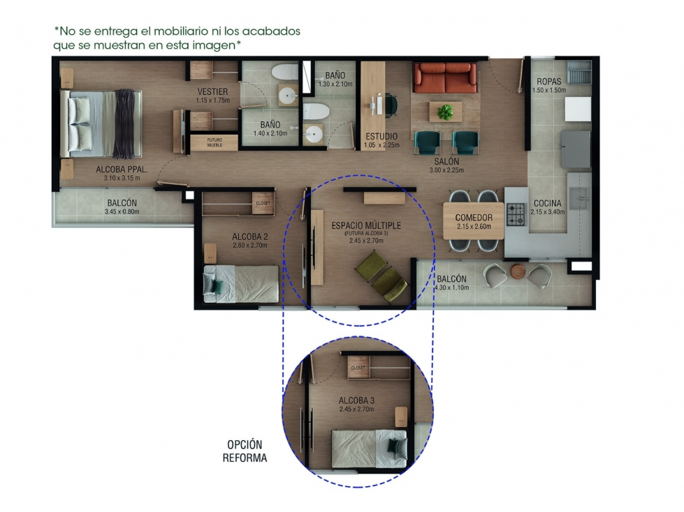 Apartamento en venta en La Pilarica, Medellín · foto 2 de 9