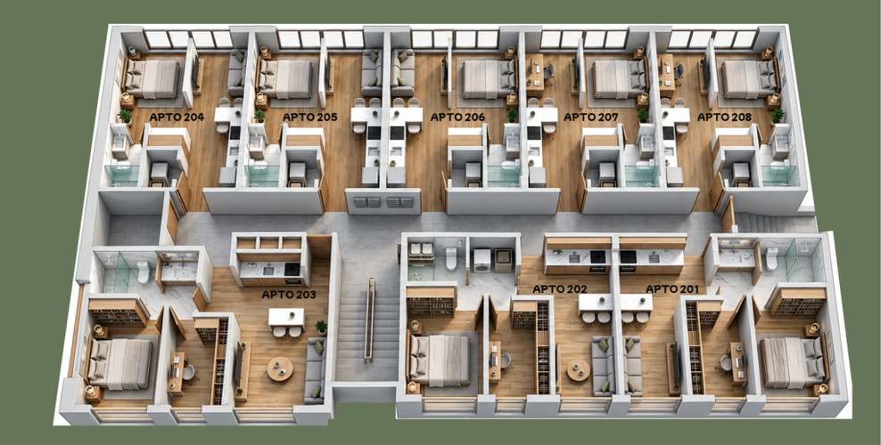 Apartaestudio en venta en Las Nieves, Tunja, 23 m² · foto 6 de 11