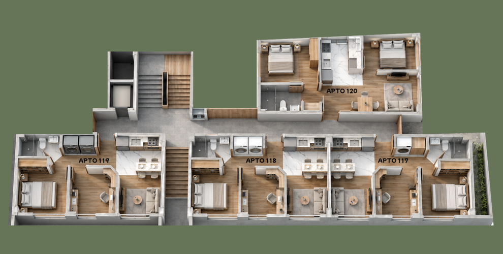 Apartaestudio en venta en Las Nieves, Tunja, 23 m² · foto 11 de 11