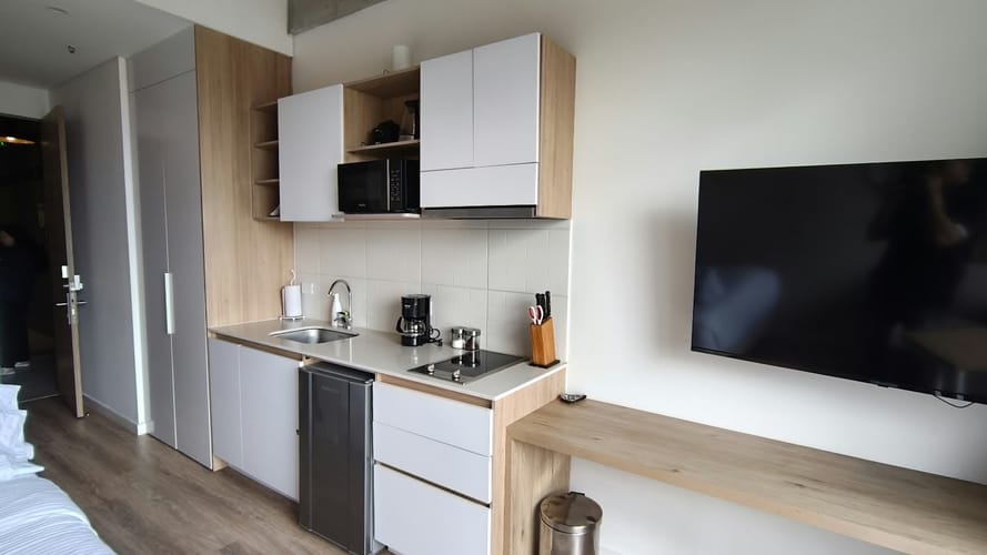 Apartaestudio en venta en Chapinero Central, Bogotá, 27 m² · foto 3 de 8