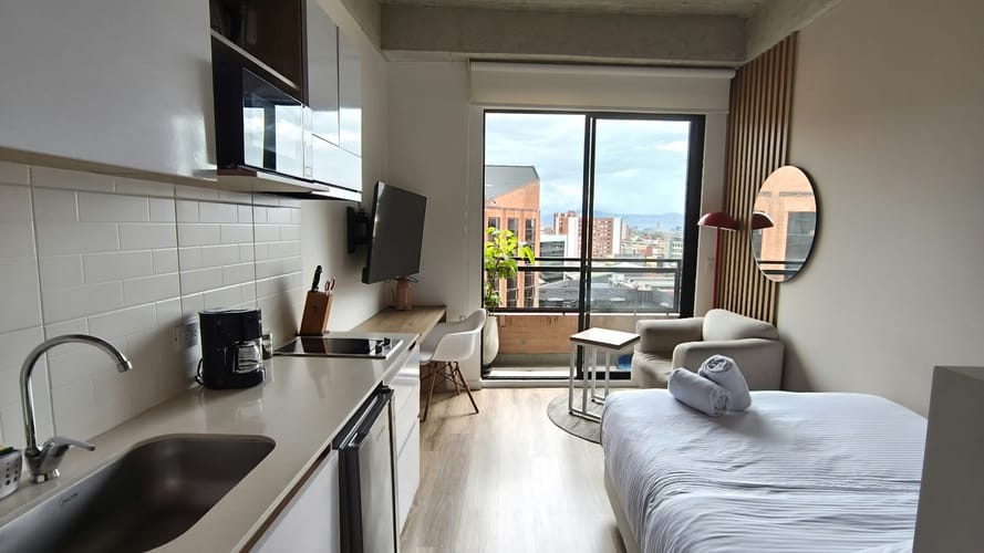 Apartaestudio en venta en Chapinero Central, Bogotá, 27 m² · foto 8 de 8
