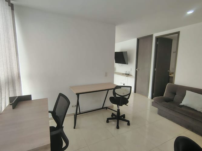 Apartamento de 1 alcoba en arriendo en El Poblado, Medellín, 39 m² · foto 7 de 13
