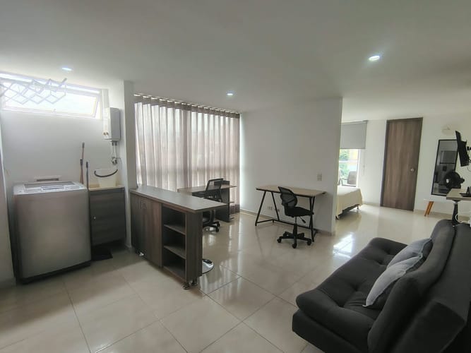 Apartamento de 1 alcoba en arriendo en El Poblado, Medellín, 39 m² · foto 6 de 13