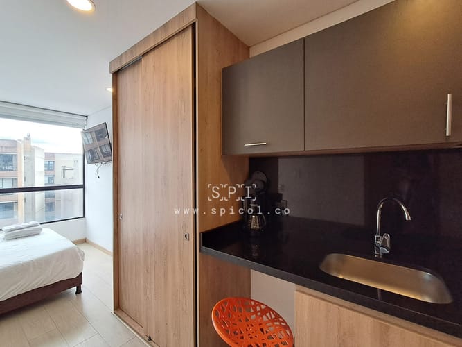 Apartamento de 1 alcoba en arriendo en Chapinero Central, Bogotá, 18 m² · foto 7 de 21
