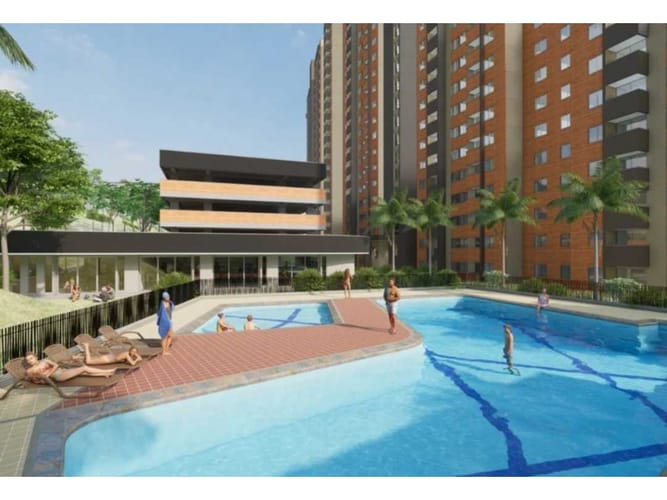 Apartamento de 2 alcobas en venta en El Porvenir, Medellín, 46 m² · foto 2 de 9