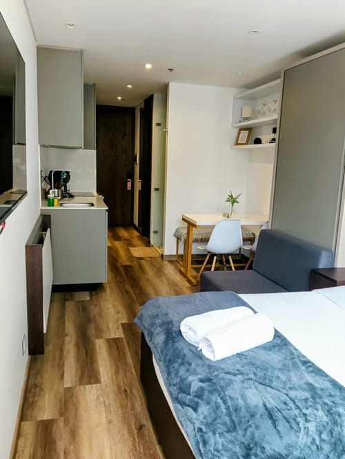Apartaestudio en venta en Chico Norte, Bogotá, 23 m² · foto 7 de 20