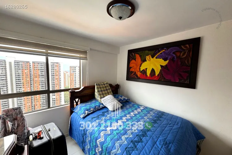 Apartamento de 3 alcobas en arriendo en Loma De Los Bernal, Medellín, 87 m² · foto 9 de 24