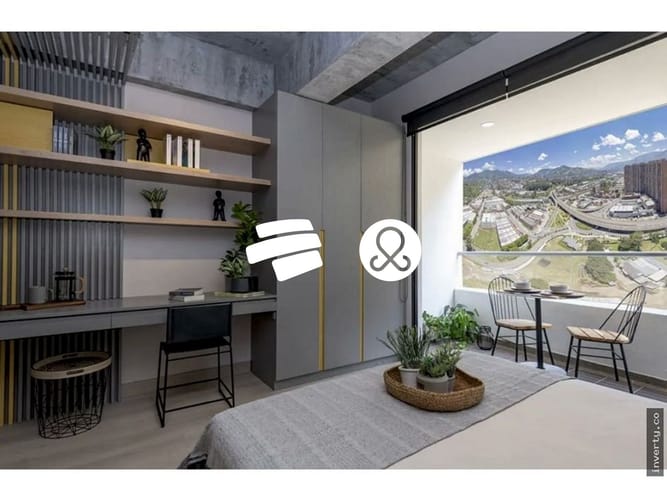 Apartamento de 1 alcoba en venta en Entreamigos, Sabaneta, 35 m² · foto 7 de 14