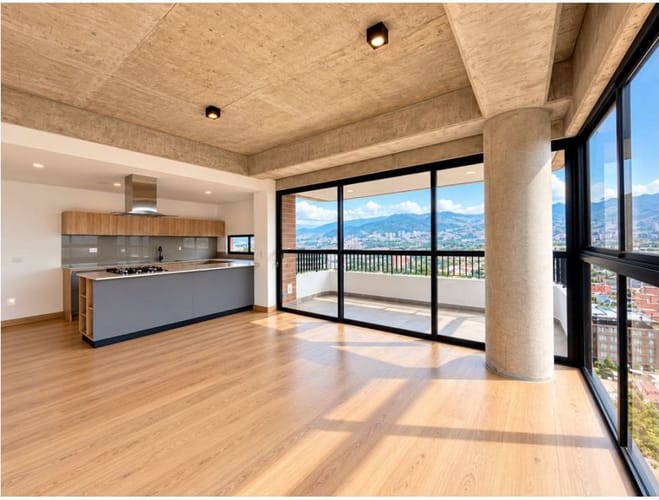 Apartamento de 2 alcobas en venta en Lalinde, Medellín, 110 m² · foto 2 de 11