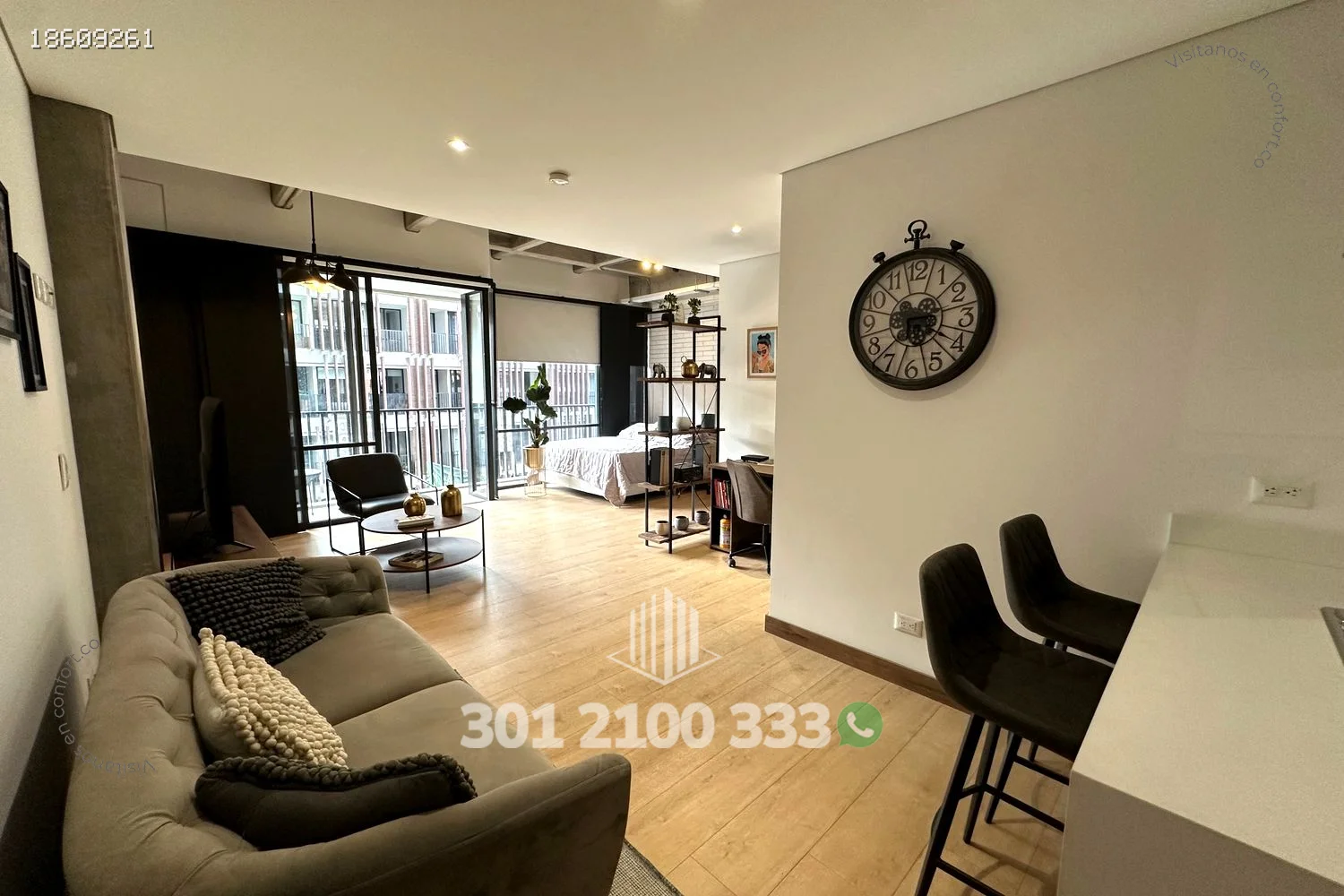 Apartaestudio en arriendo en Ciudad Del Río, Medellín · foto 4 de 23