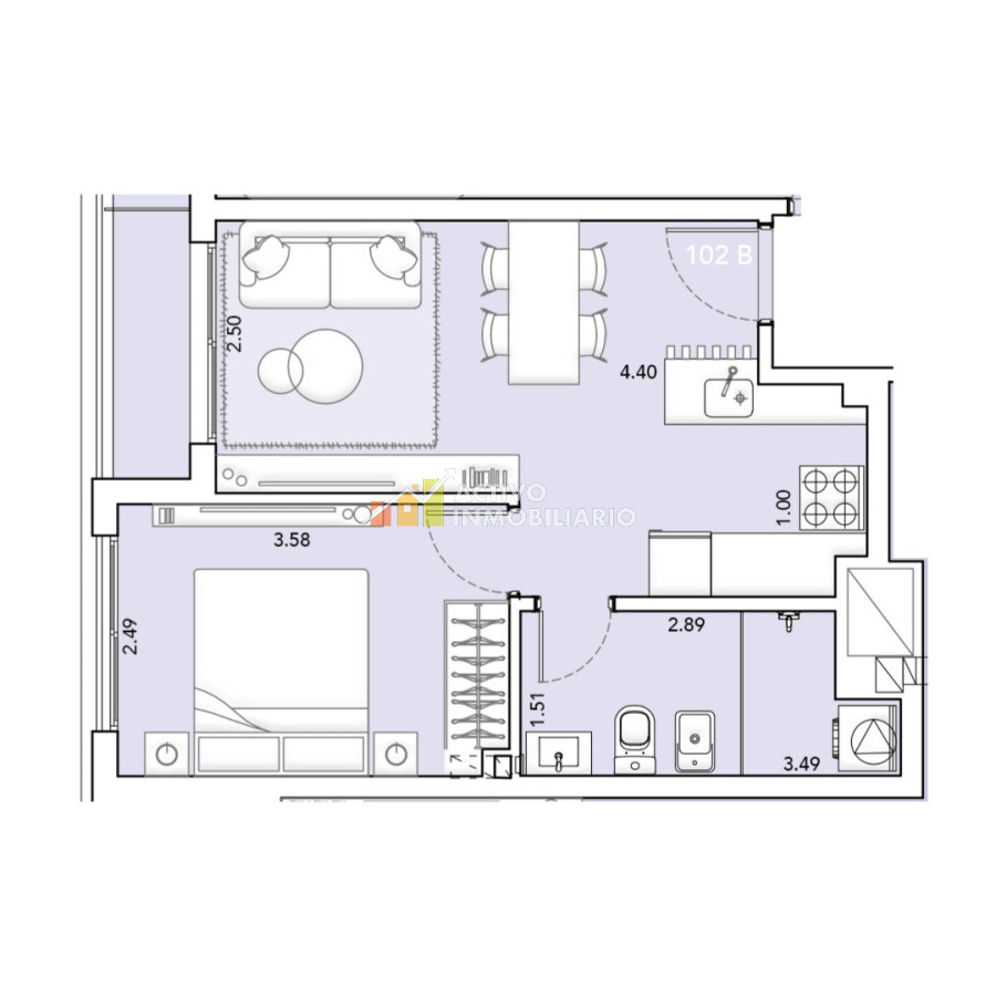 Alquiler 1 dormitorio - La Blanqueada · Foto 11