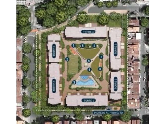 Apartamento de 3 alcobas en venta en Belén Rosales, Medellín, 87 m² · foto 11 de 15