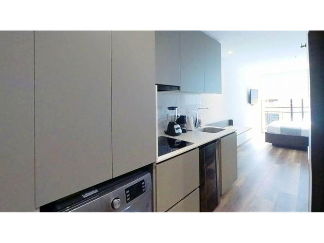 Apartamento de 1 alcoba en venta en Chico Norte, Bogotá, 24 m² · foto 3 de 6