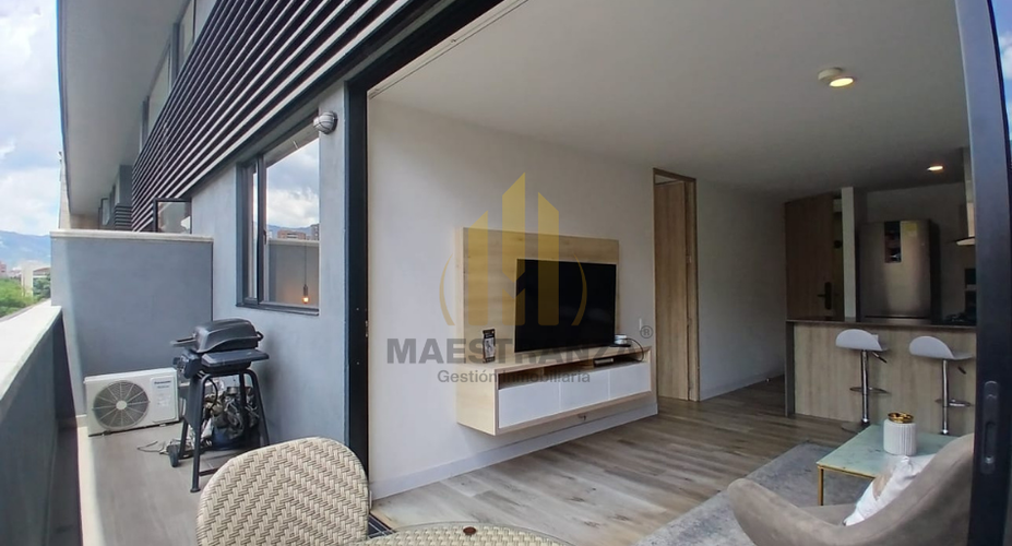 Apartaestudio en venta en La Aguacatala, Medellín, 62 m² · foto 6 de 16