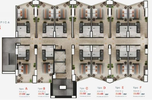 Apartaestudio en venta en Las Palmas, Medellín, 24 m² · foto 8 de 10