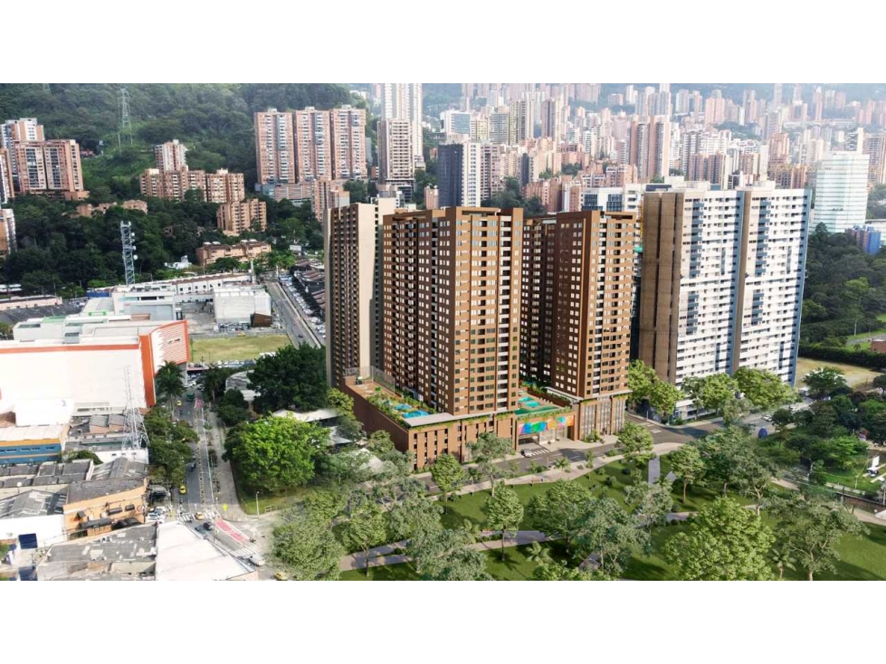Apartamento en venta en Ciudad Del Río, Medellín · foto 2 de 7