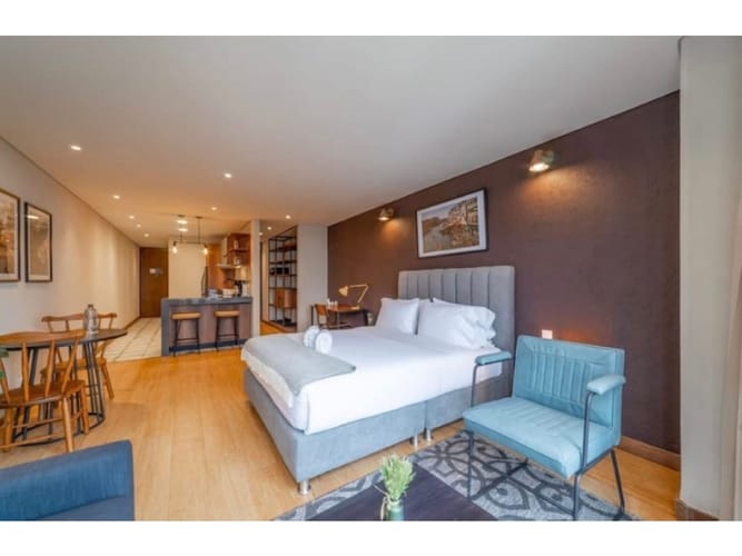 Apartamento de 1 alcoba en venta en Belen, Bogotá, 46 m² · foto 3 de 24