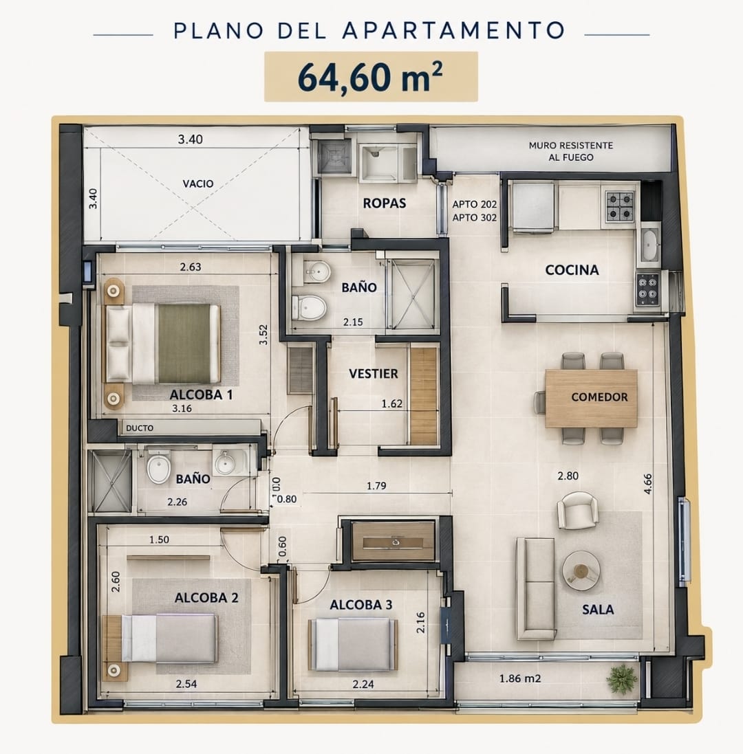 Apartamento en venta en Barrios Unidos, Bogotá · foto 9 de 9