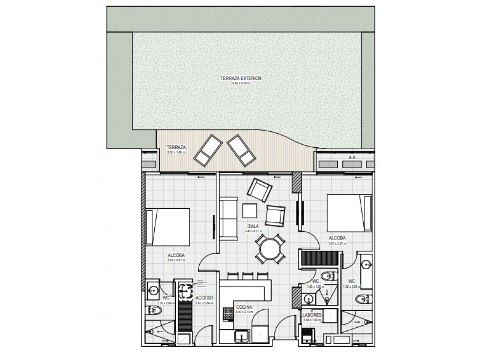 Apartamento en venta en Vista Hermosa, Santa Marta · foto 3 de 8