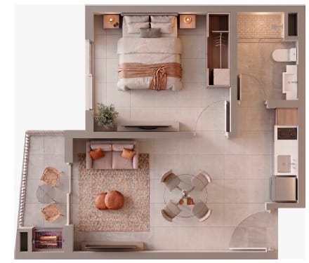VENTA DEPARTAMENTOS DE 1 DORMITORIO EN ASUNCION ZONA CIT BARRIO YTAY - foto 4