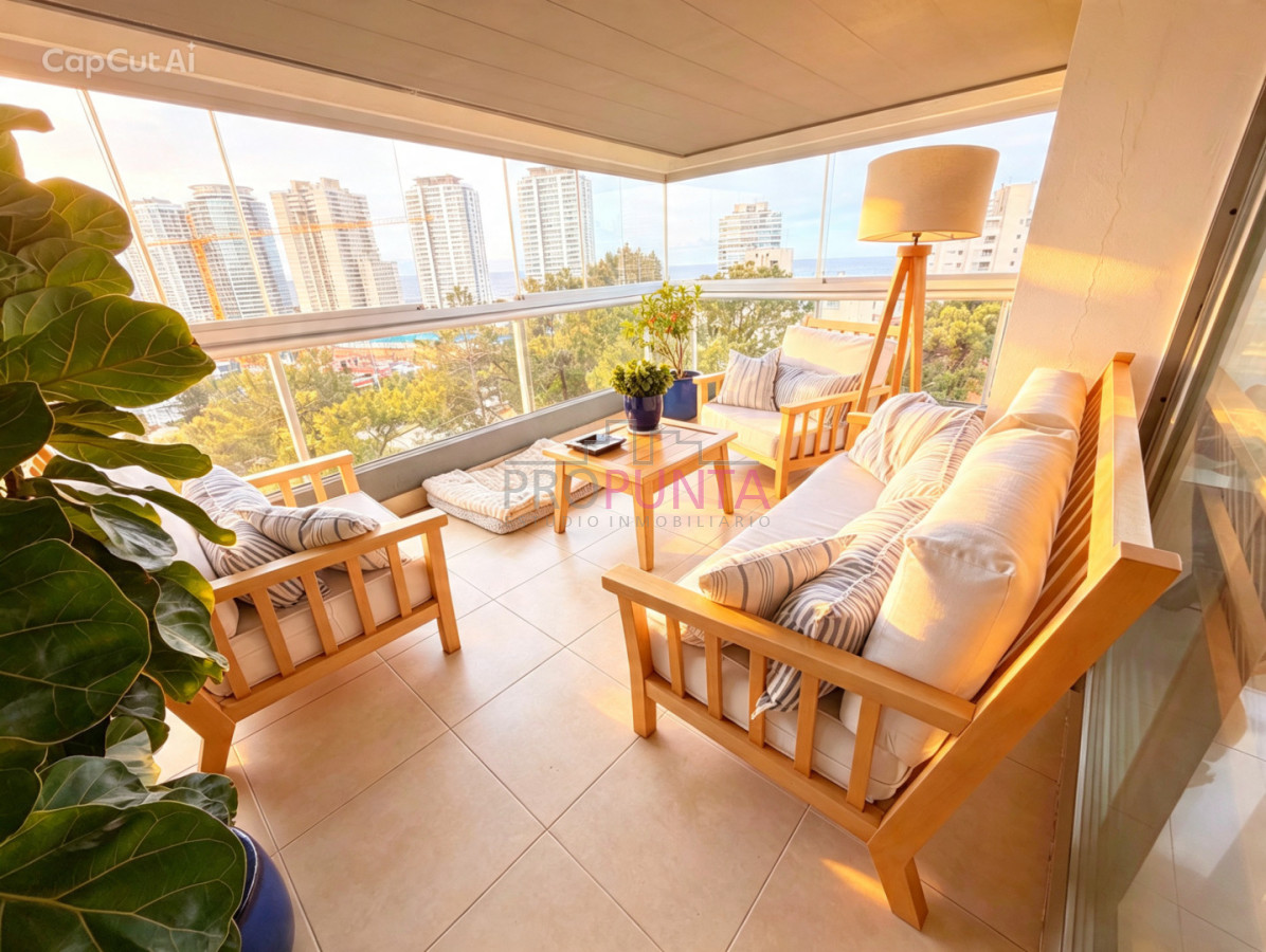Apartamento de 3 dormitorios en venta y alquiler, brava, zona Roosevelt. Punta del Este. · Foto 6