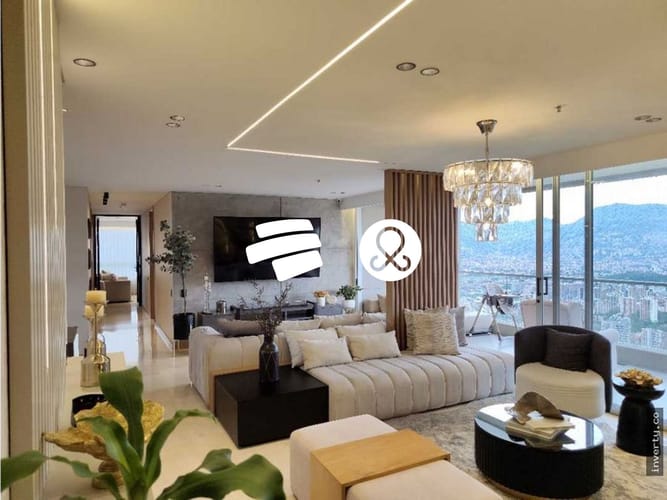 Apartamento de 3 alcobas en venta en El Poblado, Medellín, 198 m² · foto 3 de 23