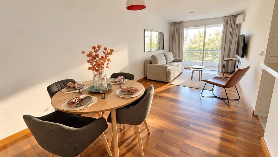 Apartamento en Alquiler | 1 Dormitorio Amoblado | Villa Biarritz | Piso 8 al Frente · Foto 2