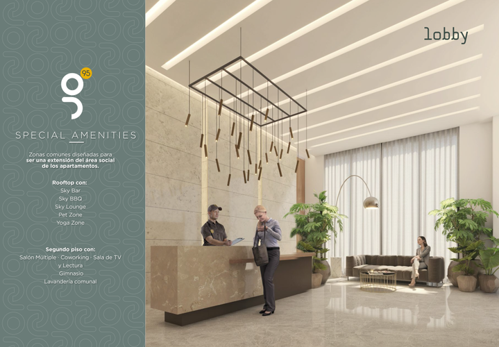 Apartaestudio en venta en Chico Norte, Bogotá, 23 m² · foto 3 de 12