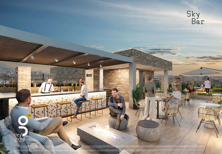 Apartaestudio en venta en Chico Norte, Bogotá, 23 m² · foto 4 de 12