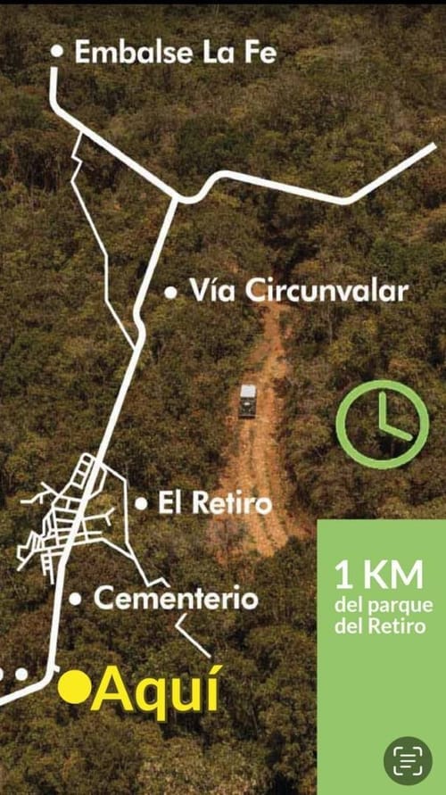 Lote en venta en Pantanillo, El Retiro, 1215 m² · foto 3 de 18