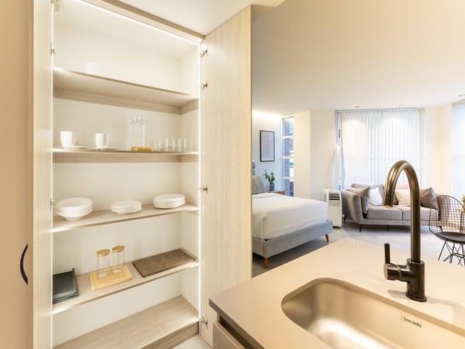 Apartamento de 1 alcoba en arriendo en El Poblado, Medellín, 50 m² · foto 11 de 17