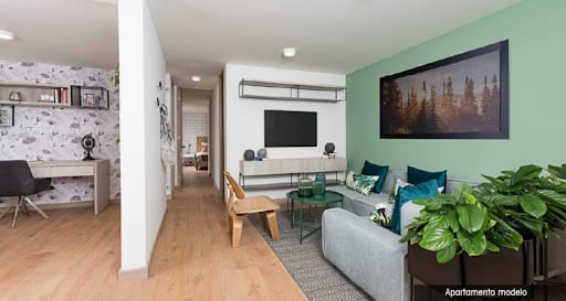 Apartamento de 3 alcobas en venta en La Mina, Envigado, 61 m² · foto 4 de 10