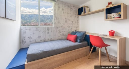 Apartamento de 3 alcobas en venta en La Mina, Envigado, 61 m² · foto 6 de 10
