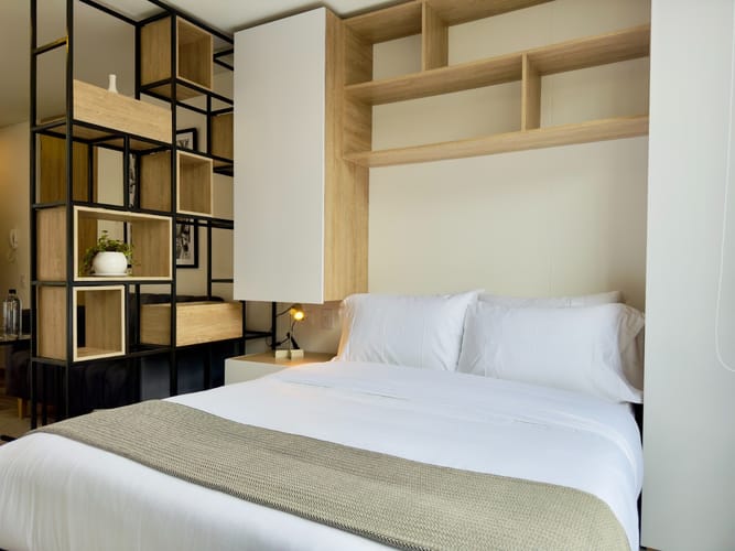 Apartaestudio en venta en Chico Norte, Bogotá, 28 m² · foto 6 de 12