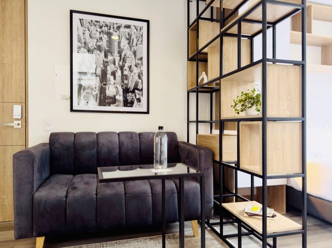 Apartaestudio en venta en Chico Norte, Bogotá, 28 m² · foto 10 de 12