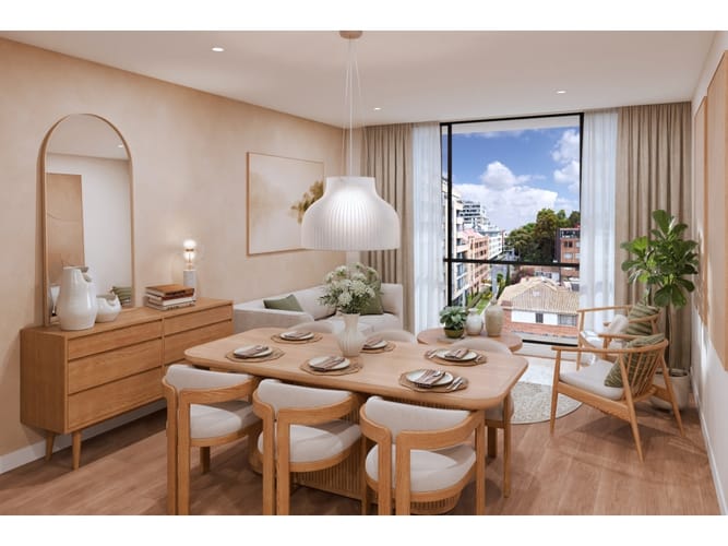 Apartamento en venta en Santa Paula, Bogotá, 66 m² · foto 5 de 10
