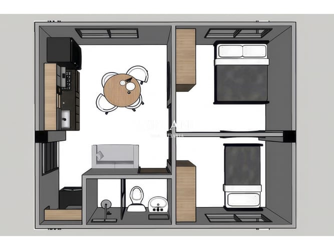 Apartamento de 2 alcobas en venta en Balcones De Santa Ana, Floridablanca, 40 m² · foto 2 de 2