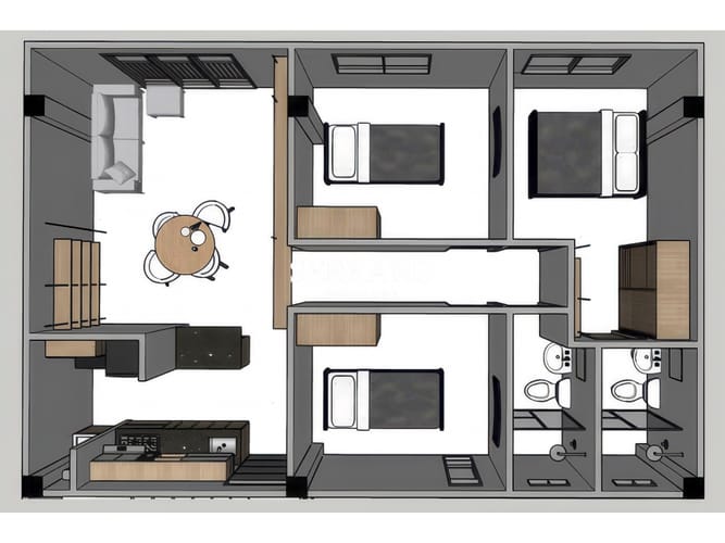 Apartamento de 3 alcobas en venta en Balcones De Santa Ana, Floridablanca, 67 m² · foto 2 de 2