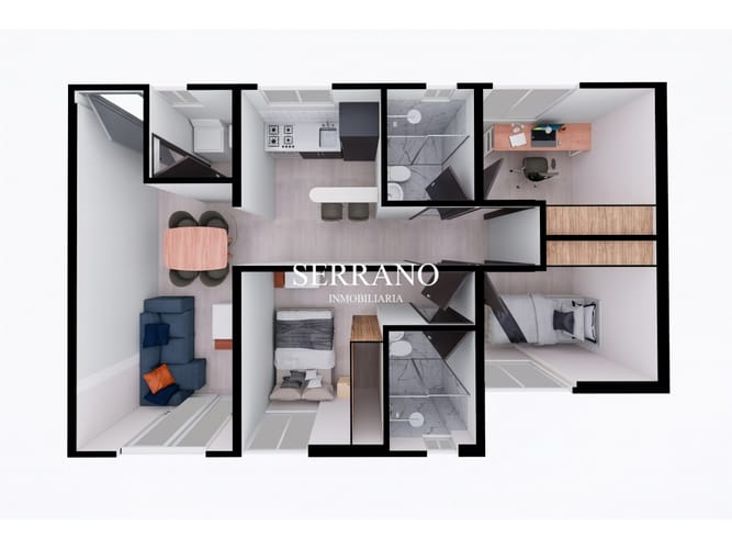 Apartamento de 2 alcobas en venta en Aldea Alta, Girón, 55 m² · foto 2 de 9
